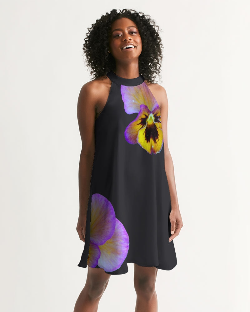 sachin and babi light blue dress Rodarte Flower Sequined Halter Body-Con Gown main image 0