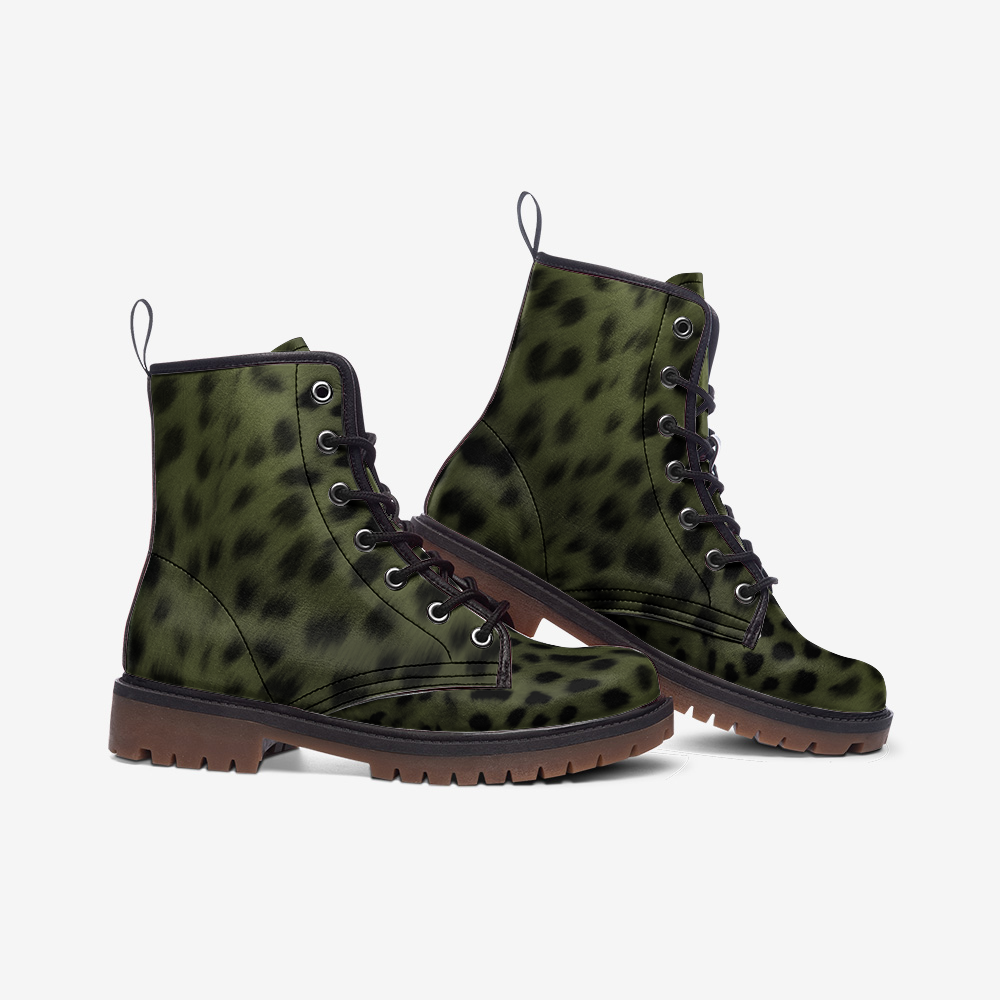 CSS Teal Cheetah Boots/Set of four + bells main image 0