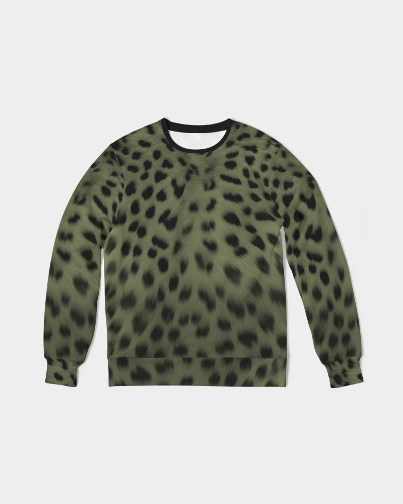 Forest Cheetah Green French Terry Crewneck Pullover Sweatshirt – Harlow &  Lloyd
