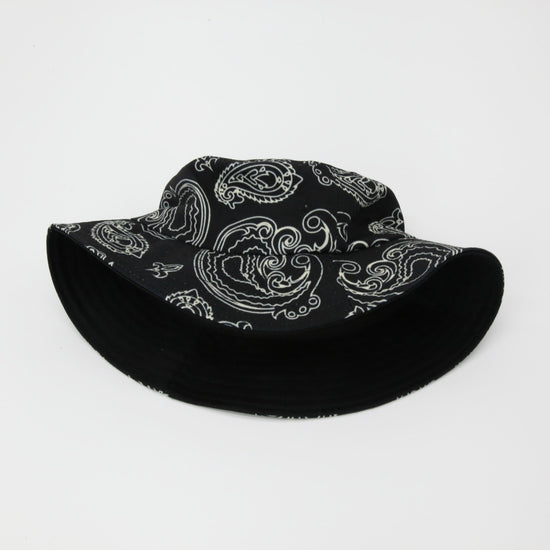 Black & Bone Paisley Bucket Hat