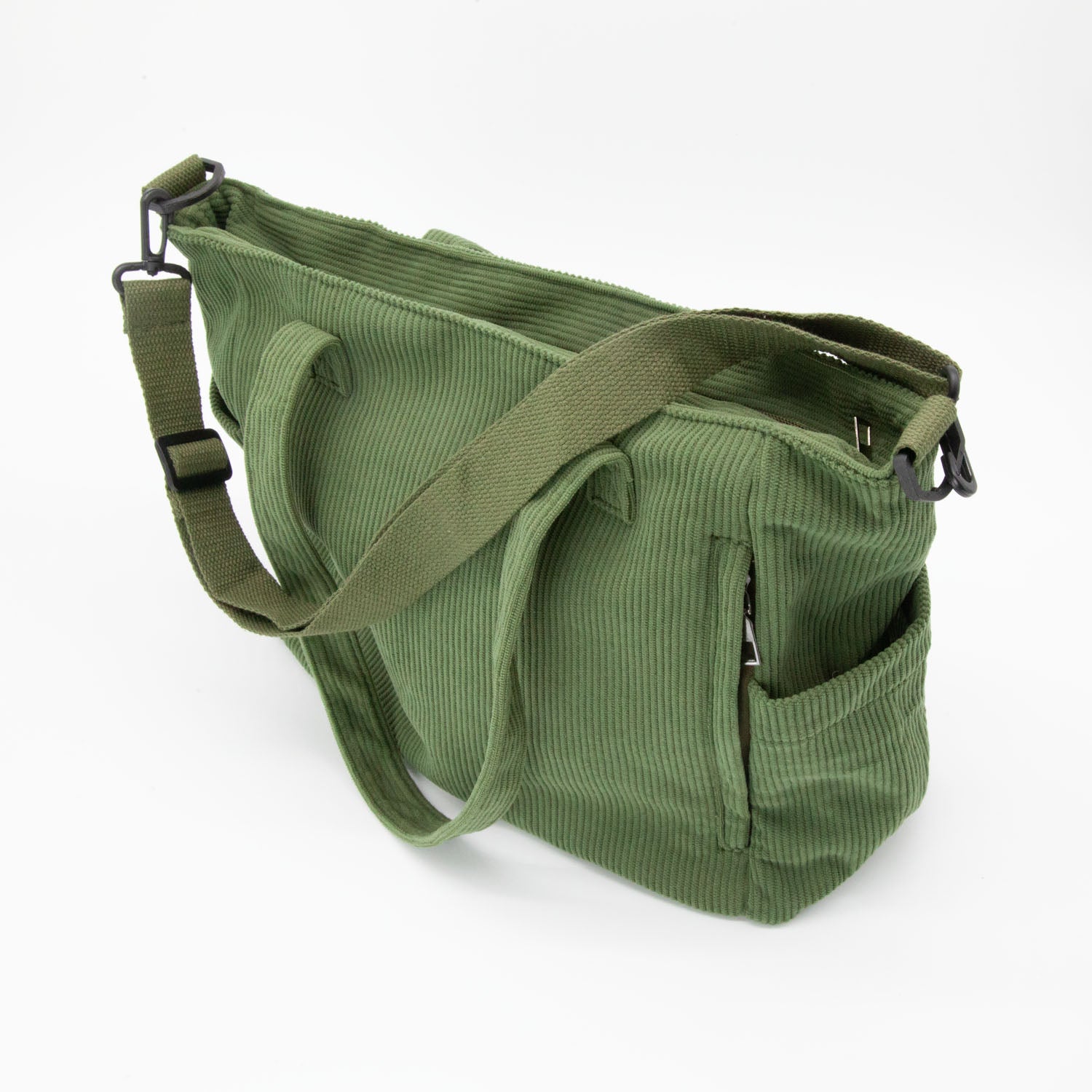 Olive Green Corduroy Messenger Bag – Harlow & Lloyd