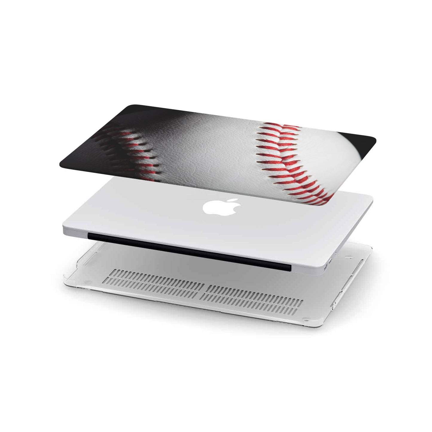 Personalized Macbook Hard Shell Case - Baseball
