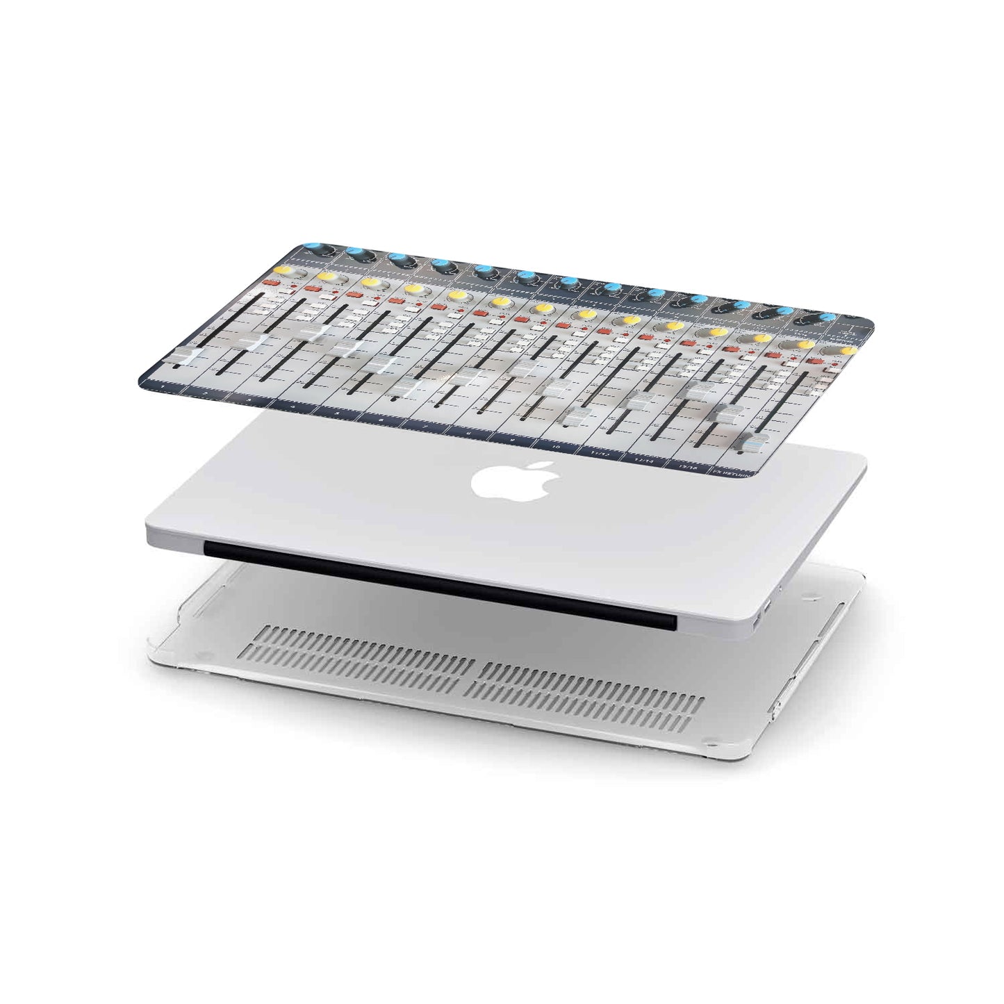Macbook Hard Shell Case - DJ Audio Mixer