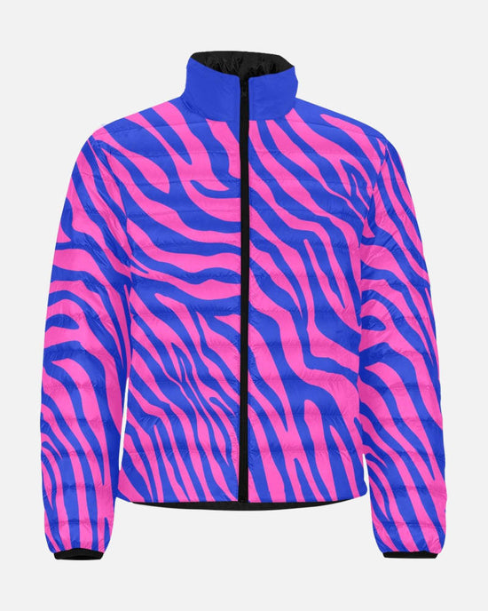 Electric Zebra Lightweight Puffer Jacket