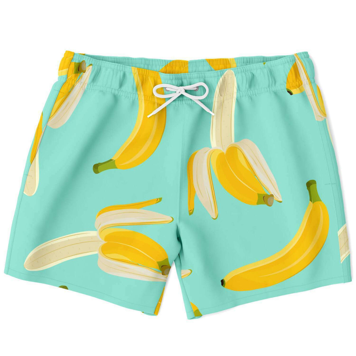 Banana Print Shirt & Banana Print Swim Shorts