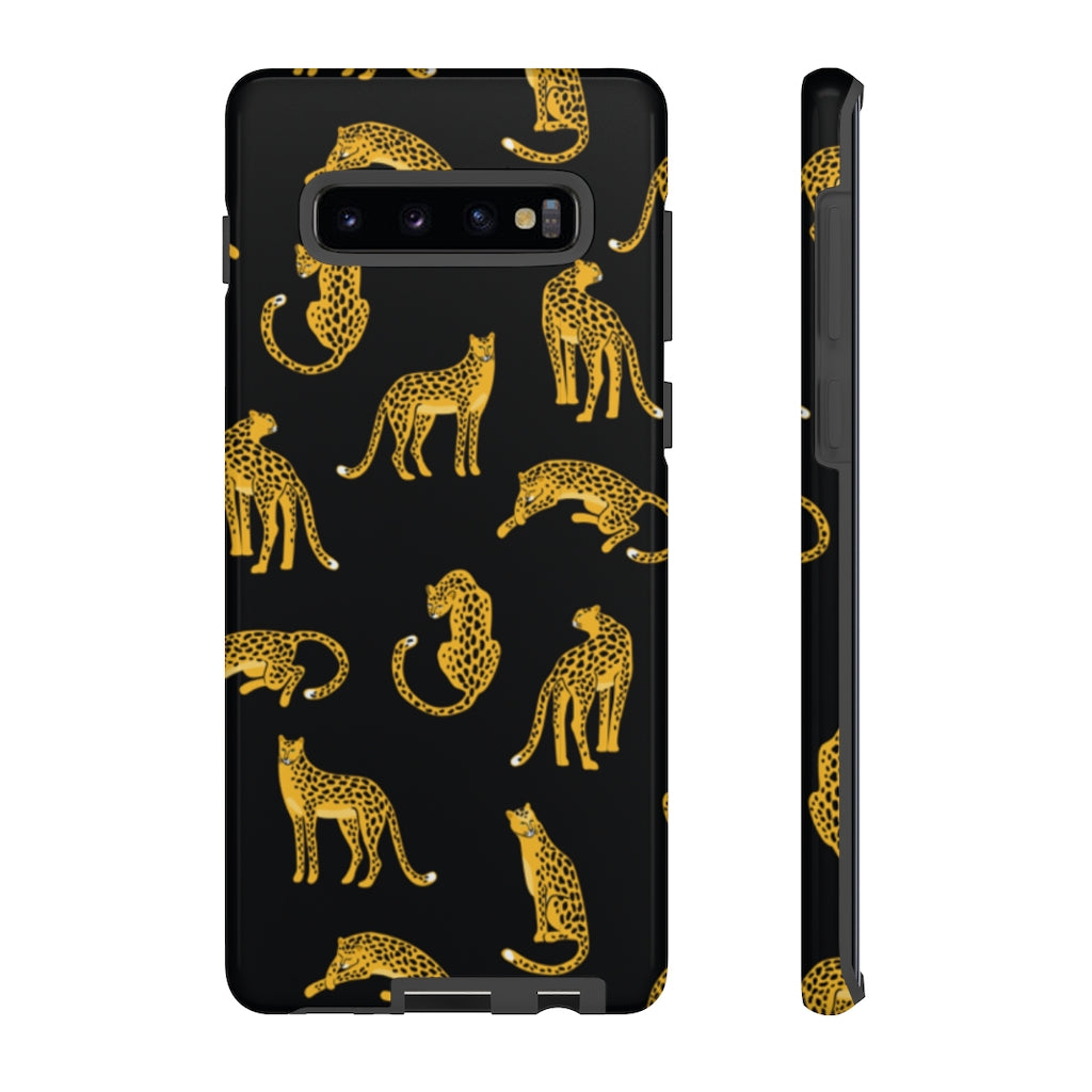 Black Leopards Tough Phone Case
