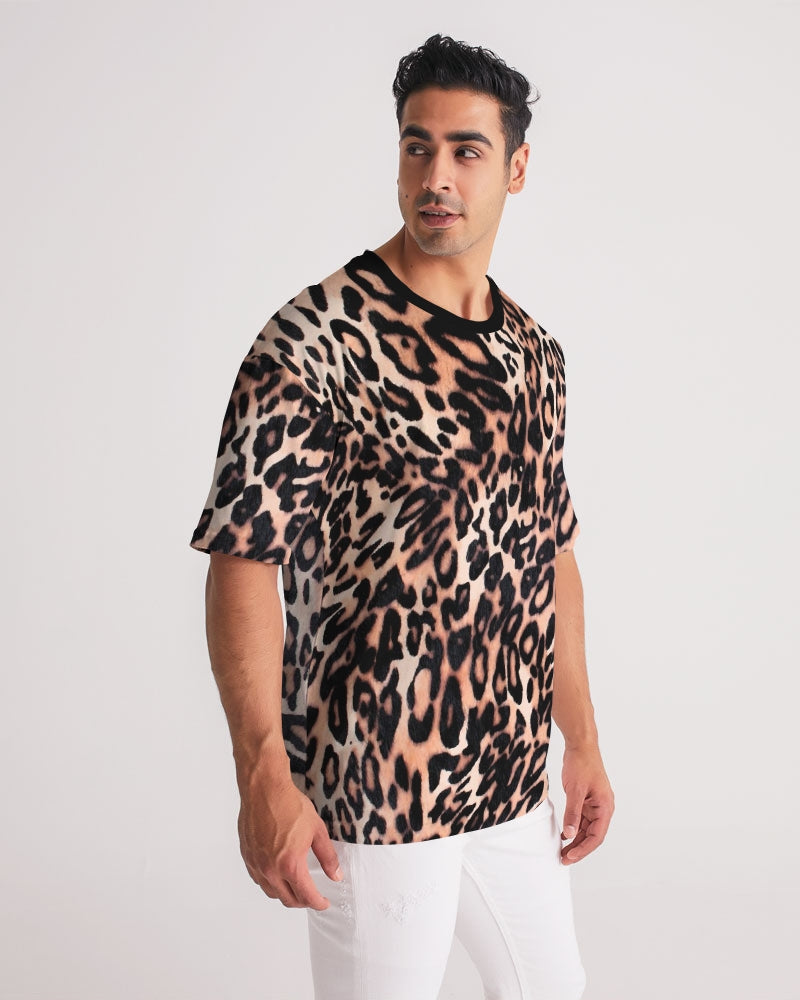 WILD LEOPARD PATTERN RELAXED FIT LS TEE WILD LEOPARD PATTERN