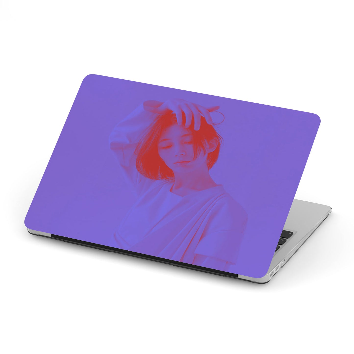 Custom Duotone Macbook Case with One Photo - Design Your Own