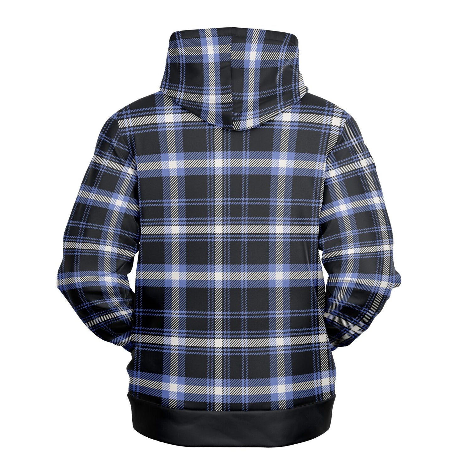 London Blue Plaid Premium Unisex Hoodie