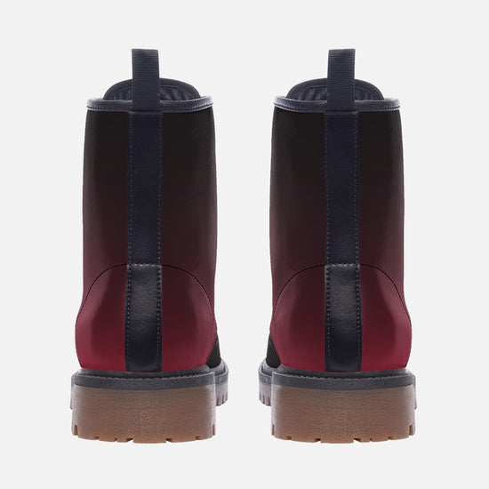 Boysenberry Fade Lace Up Boots