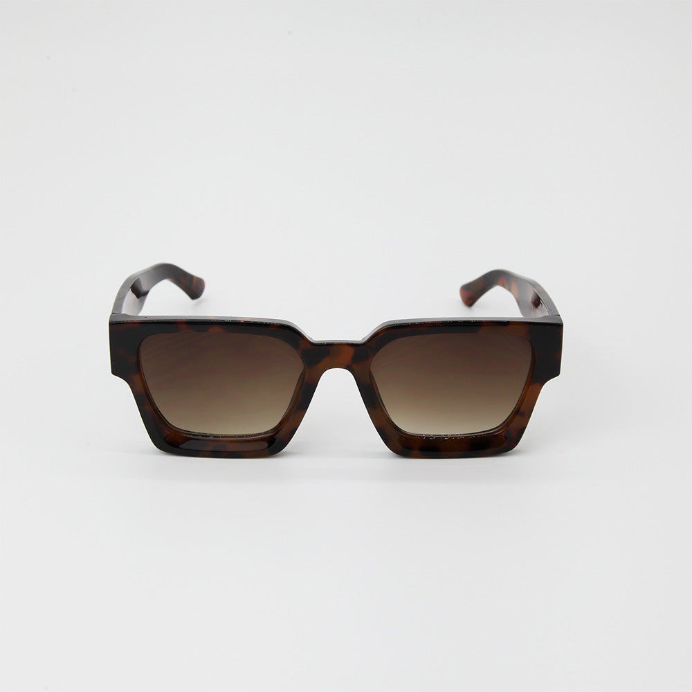 Load image into Gallery viewer, Emery Small Square Frame Sunglasses in Brown Tort
