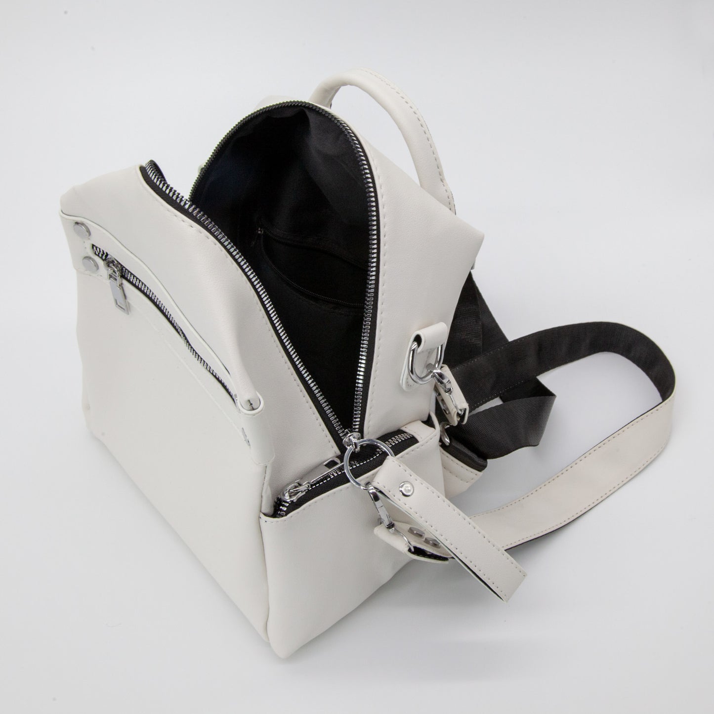 Ivy Small Womens Backpack in White