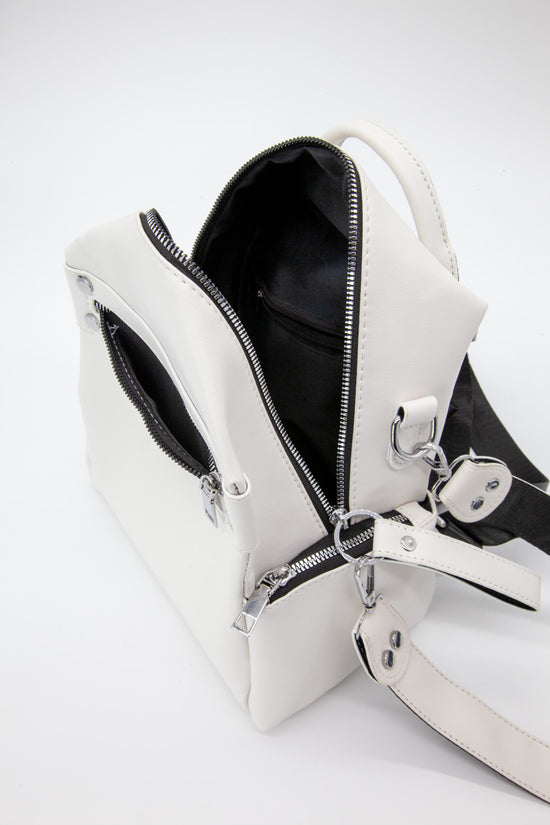 Ivy Small Womens Backpack in White