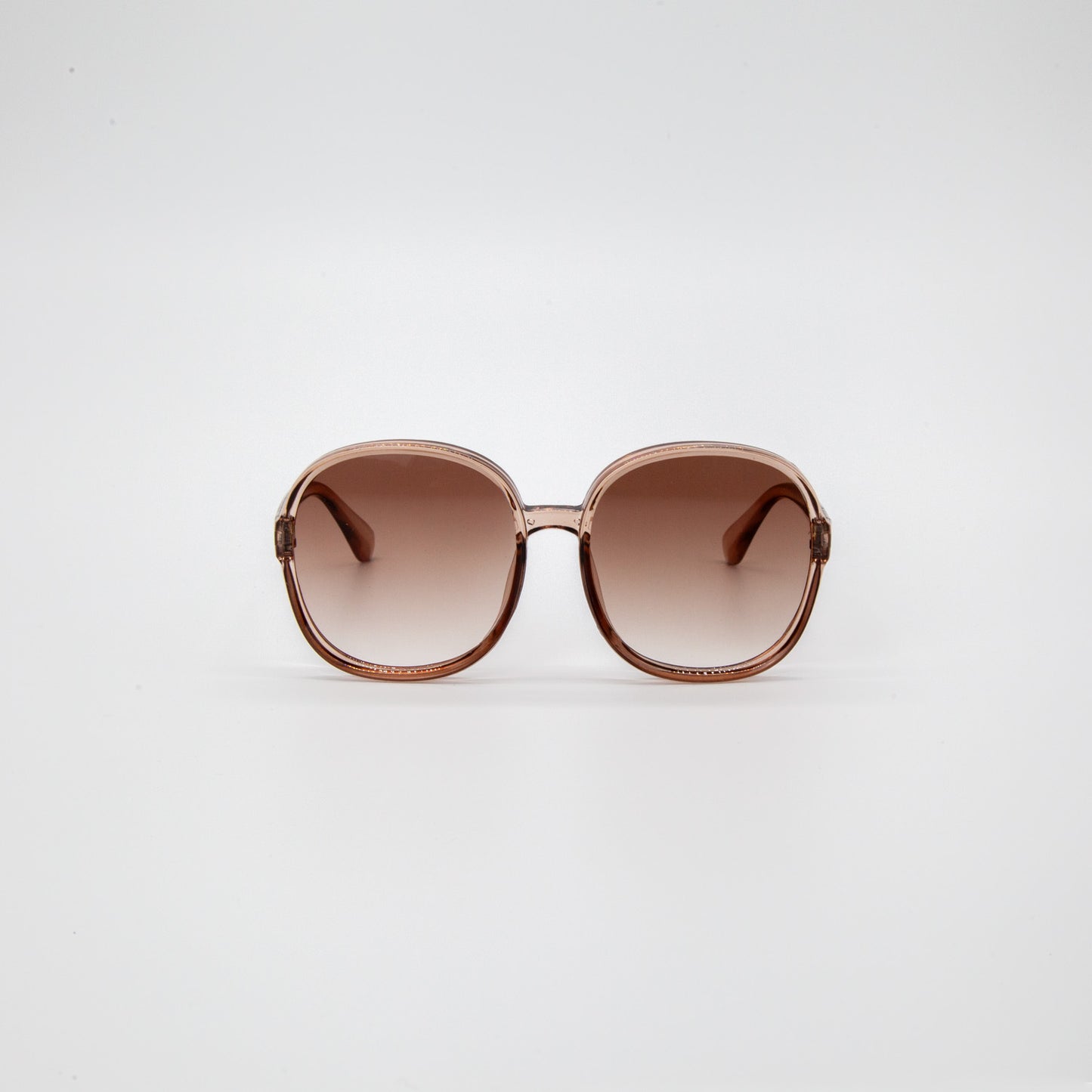 Justice Large Round Sunglasses in Tea