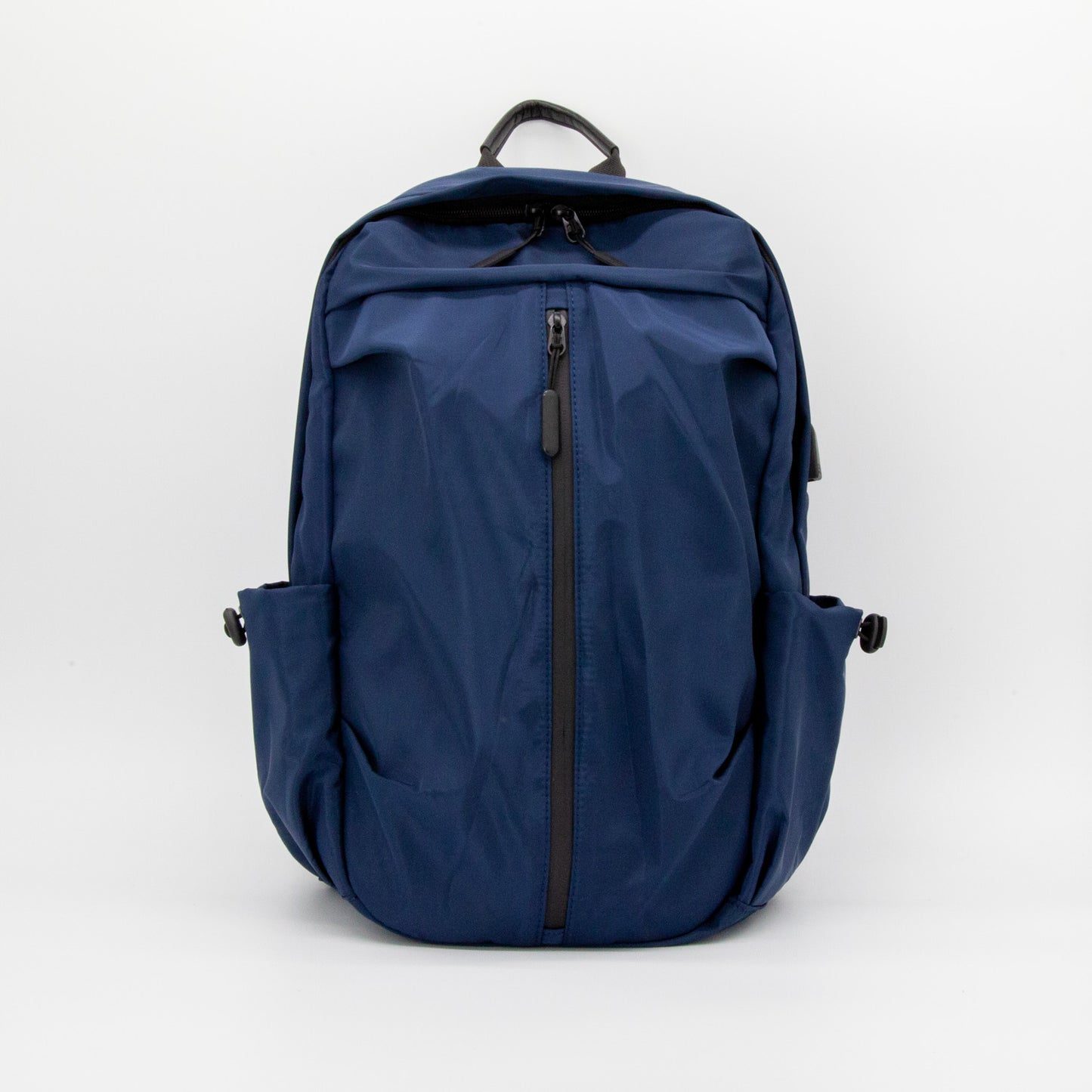 Front Blue Backpack Nico Blue Large Backpack – Harlow & Lloyd