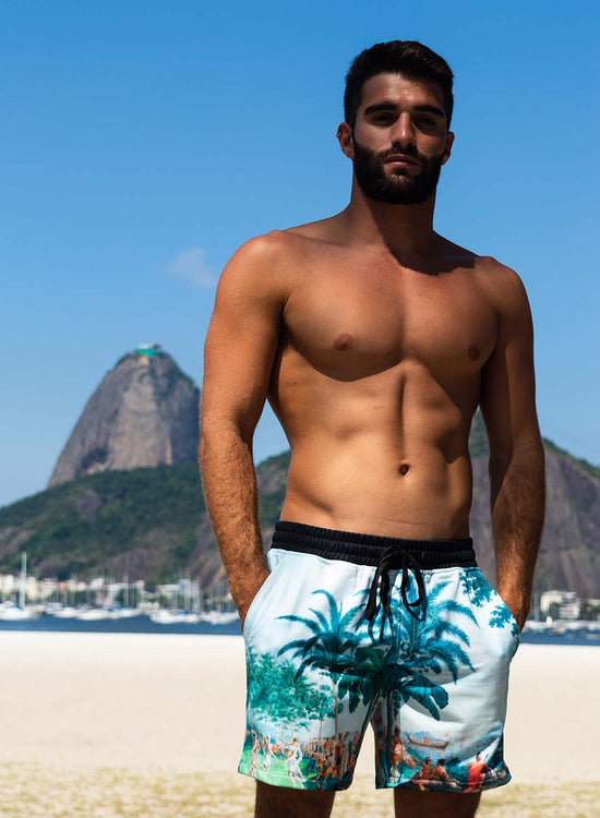 Pacific Soiree Mid Length Shorts
