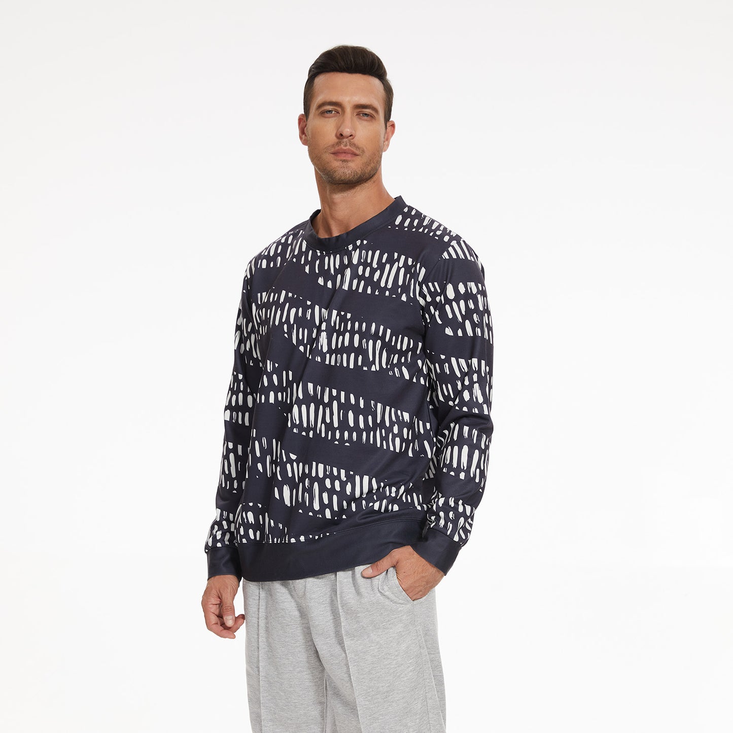 Painted Safari Fleece Sweatshirt