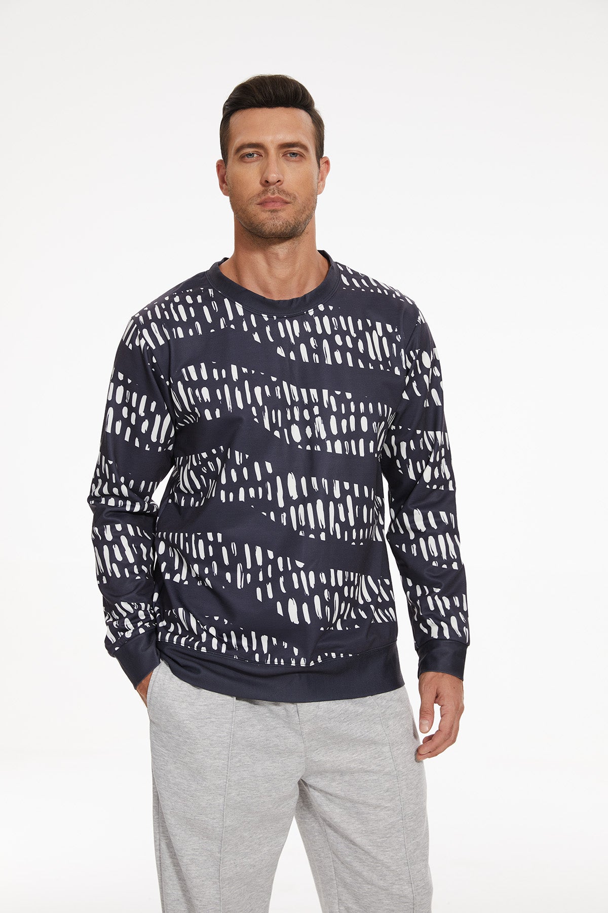 Painted Safari Fleece Sweatshirt