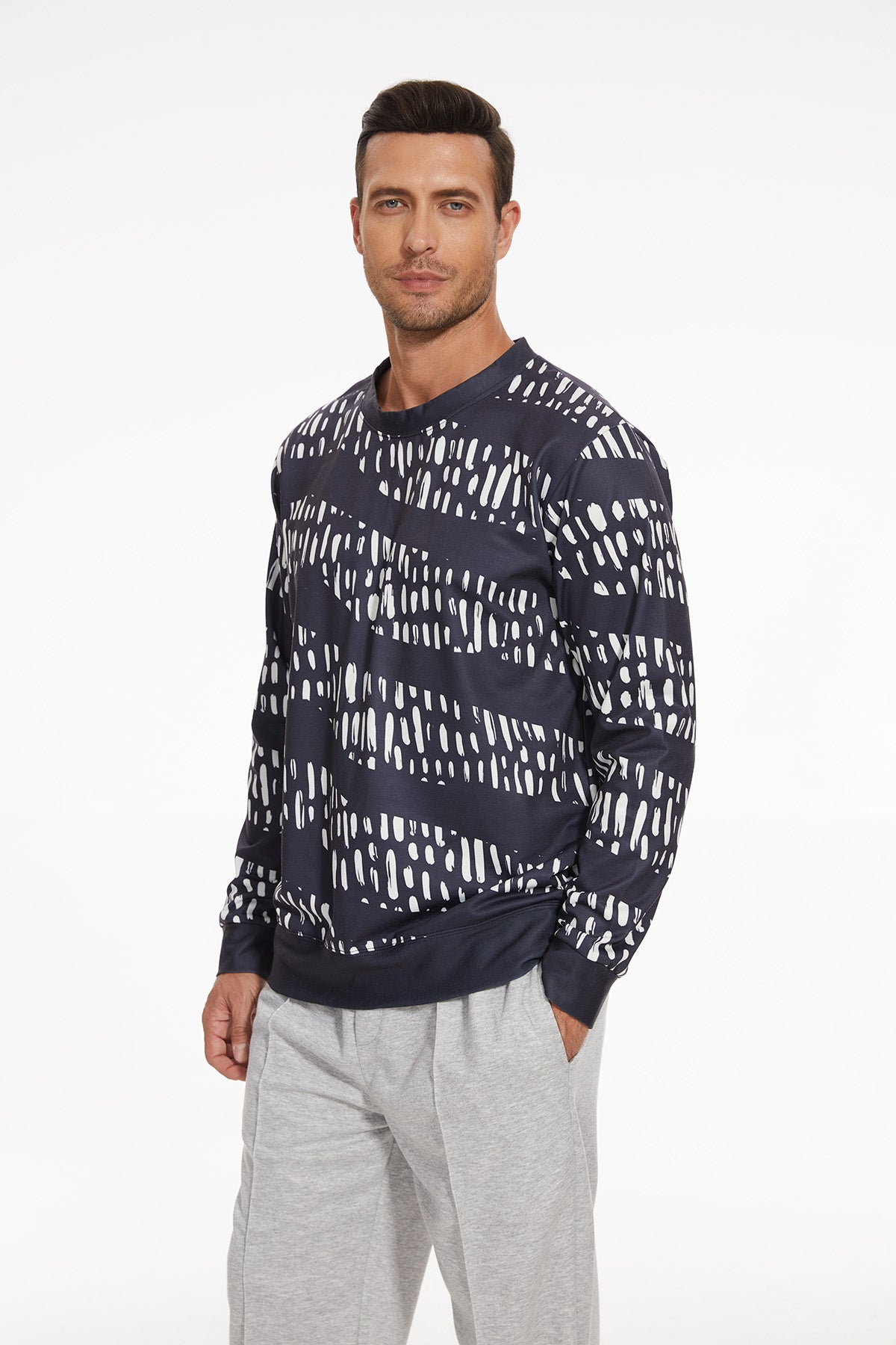 Painted Safari Fleece Sweatshirt
