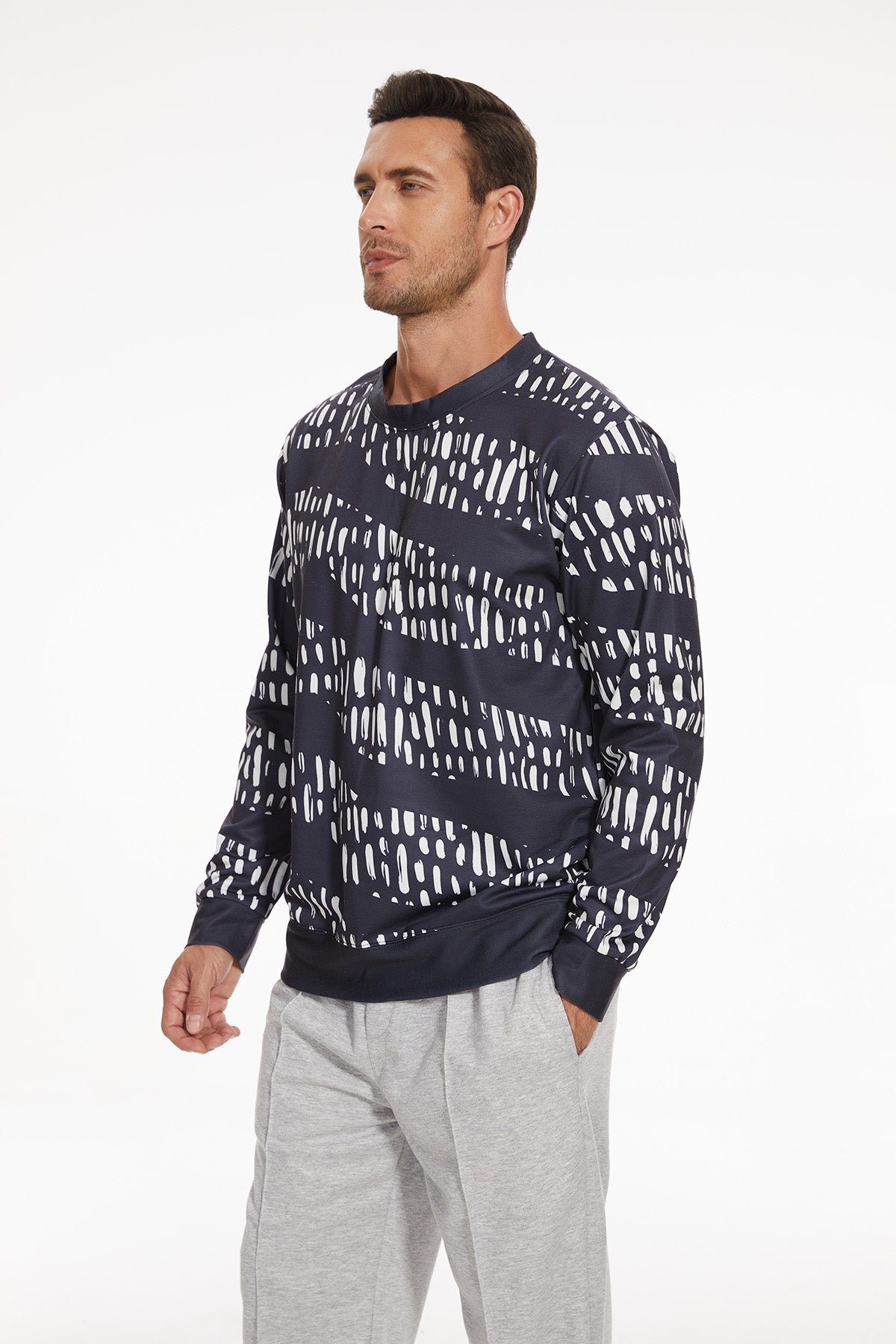 Painted Safari Fleece Sweatshirt