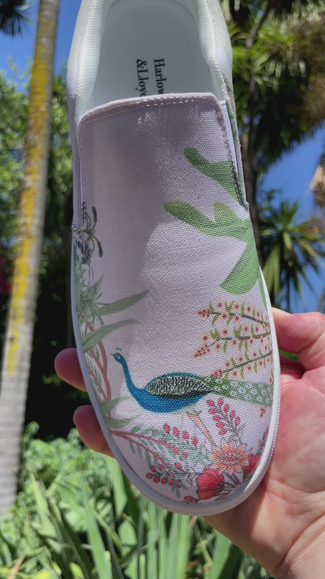 Indian Garden Women's Slip On Canvas Shoe