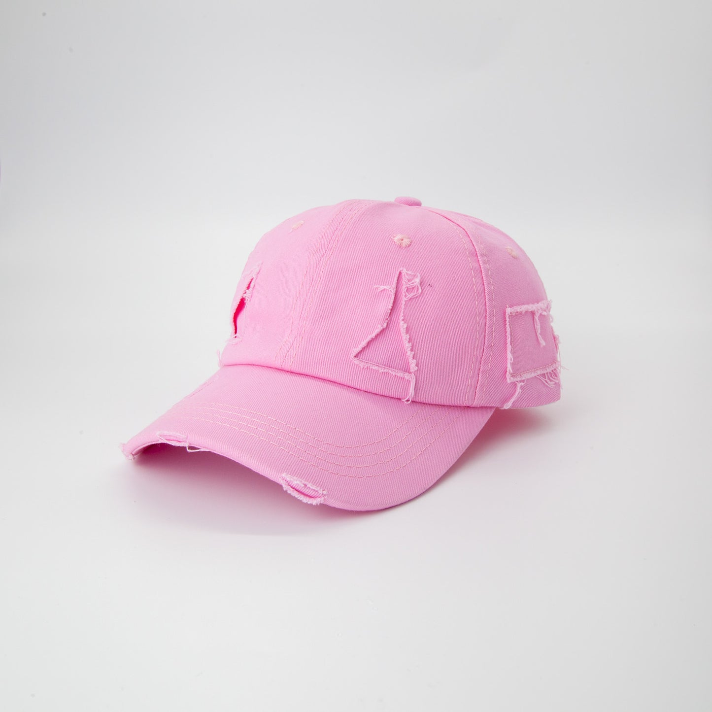 Arden Distressed Pink Cap