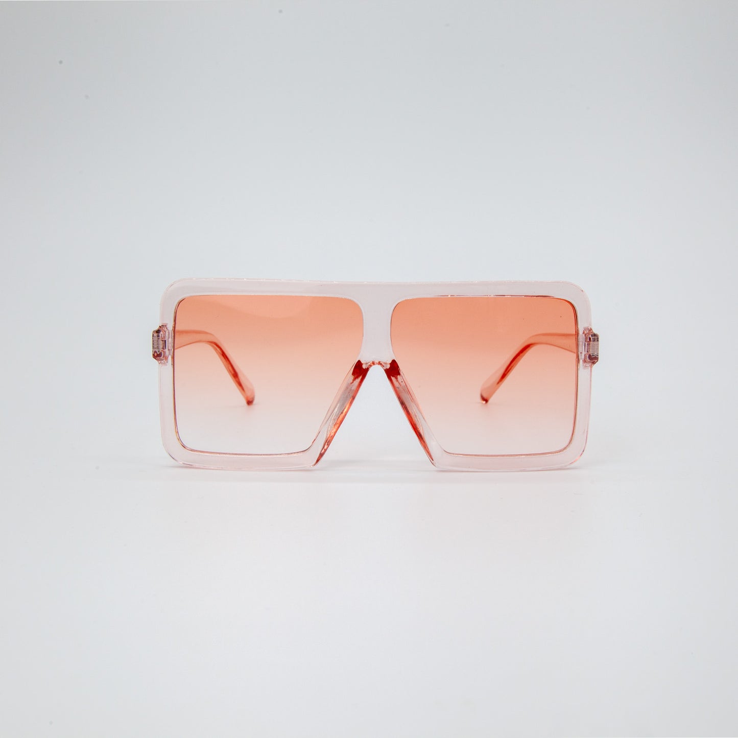 Stella Oversized Fashion Square Sunglasses in Pink