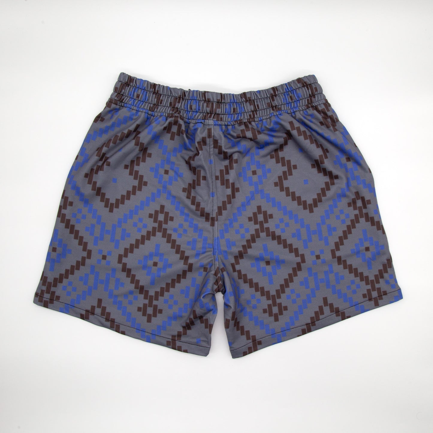 Storm Blue Aztec Men's Casual Athletic Shorts