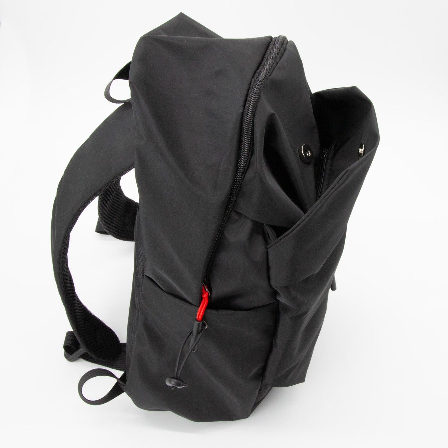 Theo Nylon Black Backpack