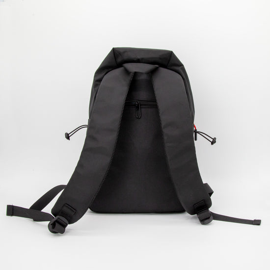 Theo Nylon Black Backpack