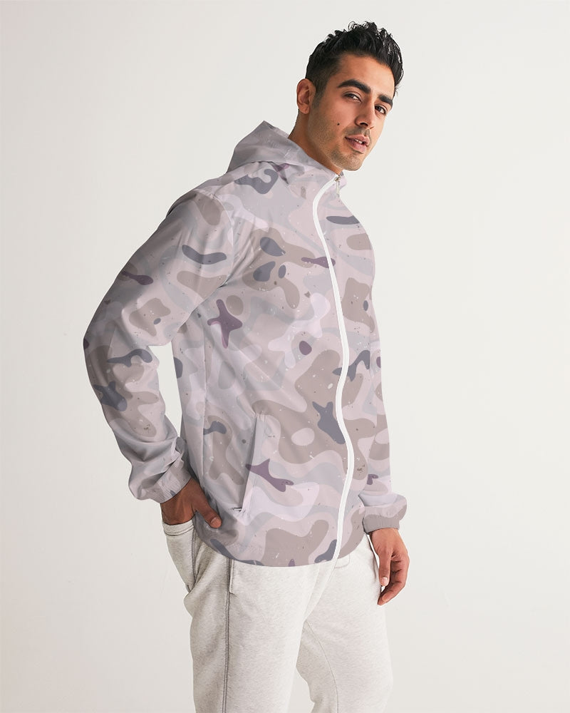 Load image into Gallery viewer, Military Sand Camo Men&amp;#39;s Windbreaker Hooded Jacket
