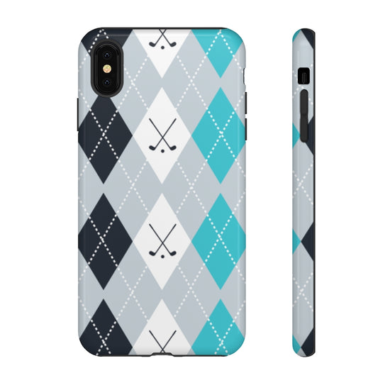 Vintage Golf Pattern Tough Phone Case