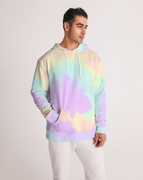 Load image into Gallery viewer, Lilac Mint Tie Dye Men&amp;#39;s Hoodie
