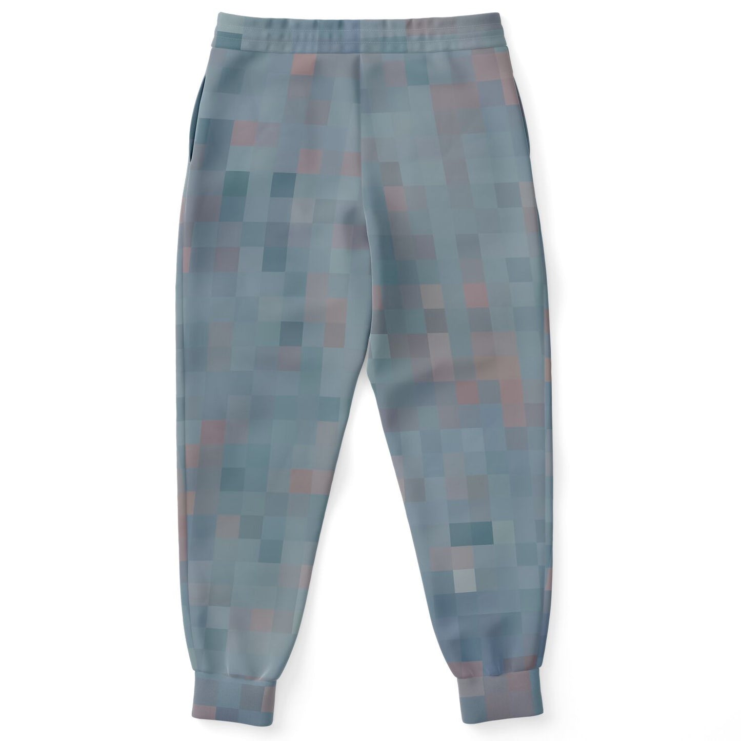 Slate Pixelated Unisex Fleece Joggers