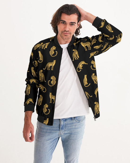 Black Leopards Men's Bomber Jacket