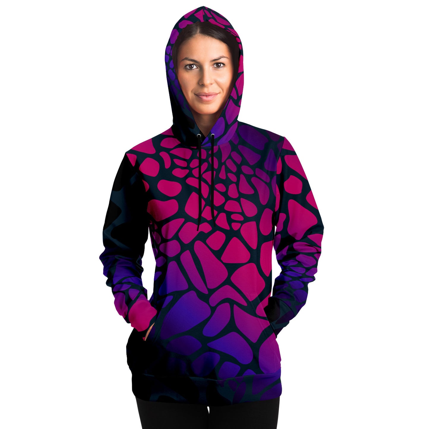 Raspberry Giraffe Unisex Hoodie