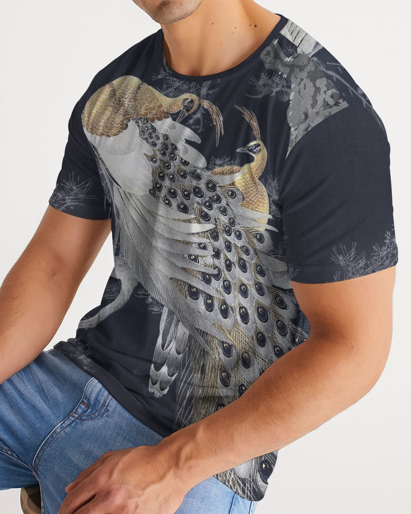 Perched Peacocks Men's Tee