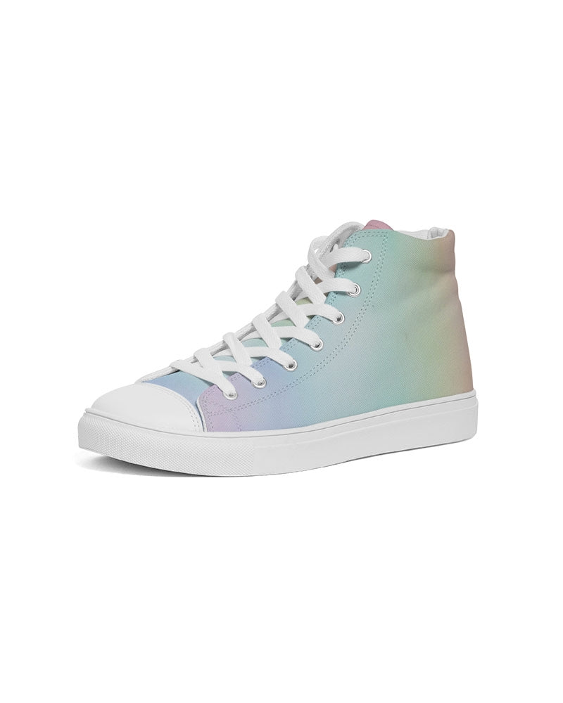 Soft Rainbow Men's Hightop Canvas Shoe