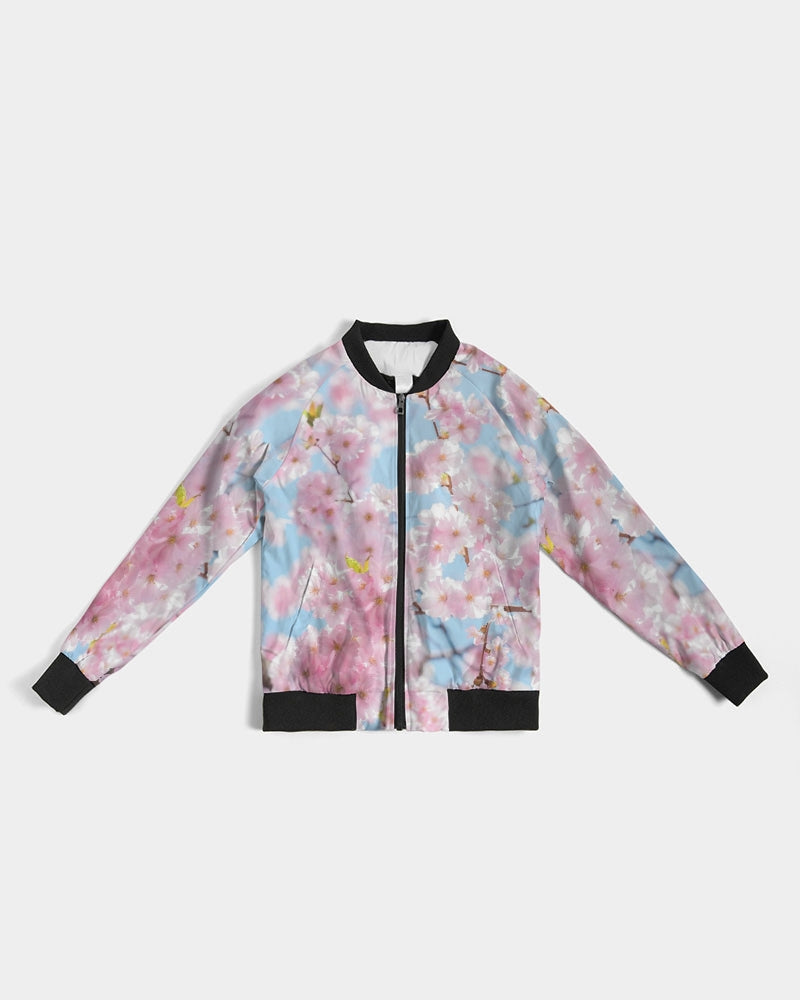 Cherry Blossom Sky Women's Bomber Jacket
