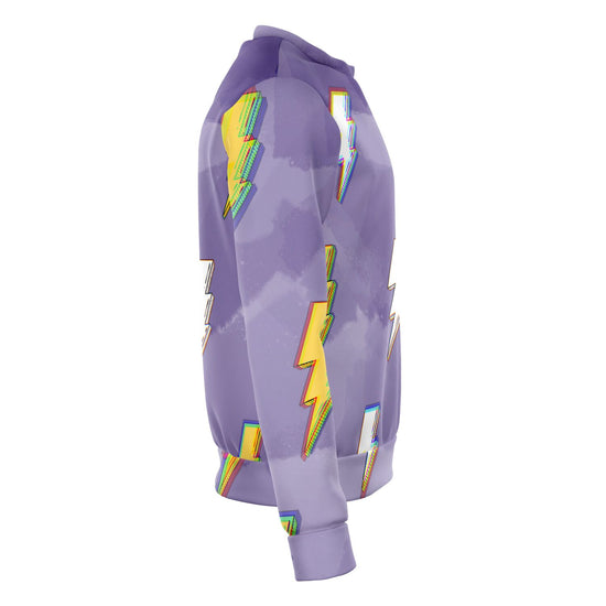 Lightning Bolt Unisex Fleece Sweatshirt