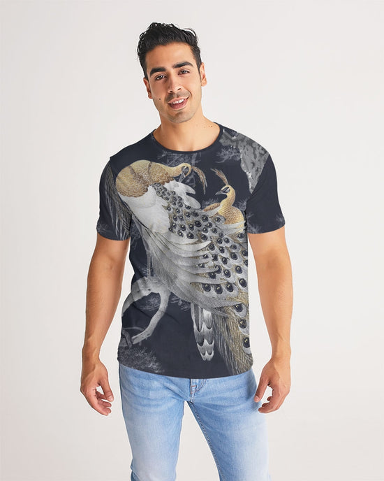 Perched Peacocks Men's Tee