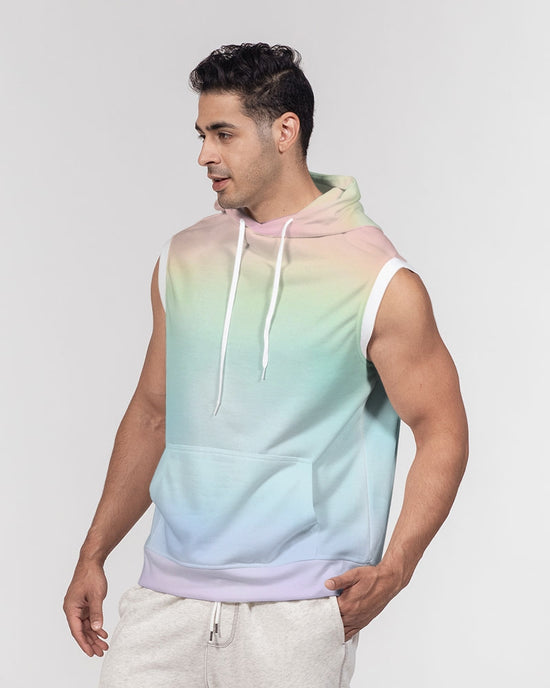 Soft Rainbow Premium Heavyweight Sleeveless Hoodie