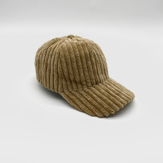 Corduroy Cap in Khaki