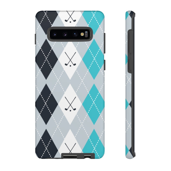 Vintage Golf Pattern Tough Phone Case