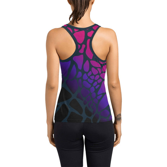 Raspberry Giraffe Racerback Tank