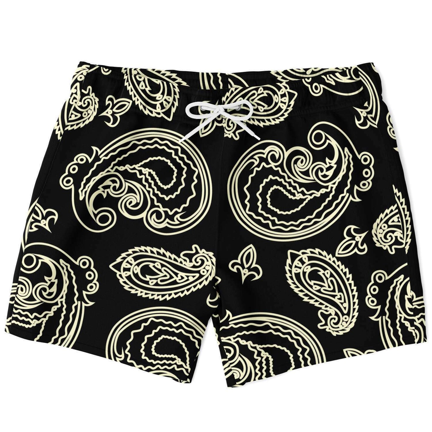 Black & Bone Paisley Swim Shorts