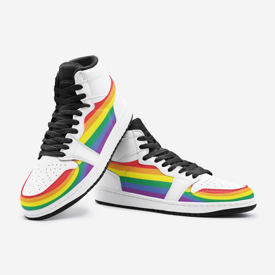 Rainbow Stripe Sneakers