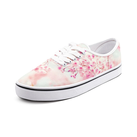 Load image into Gallery viewer, Cherry Blossom Low Cut Canvas Shoes
