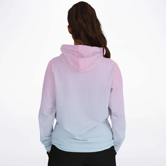 Pink Blue Color Fade Unisex Hoodie