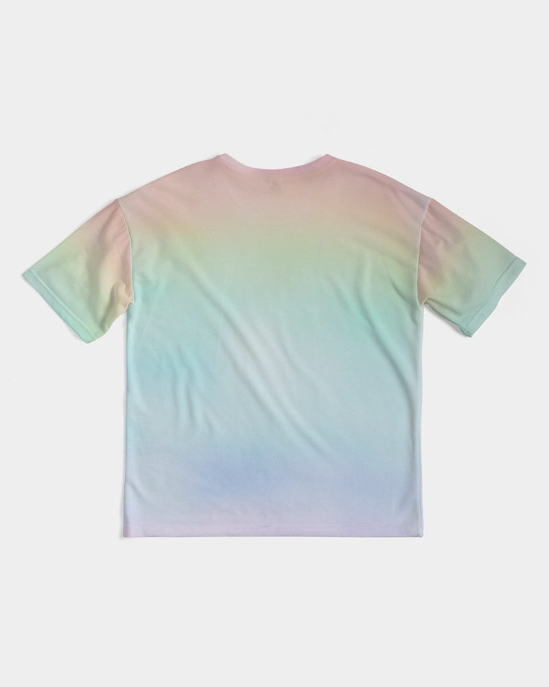 Soft Rainbow Oversized Heavyweight T Shirt